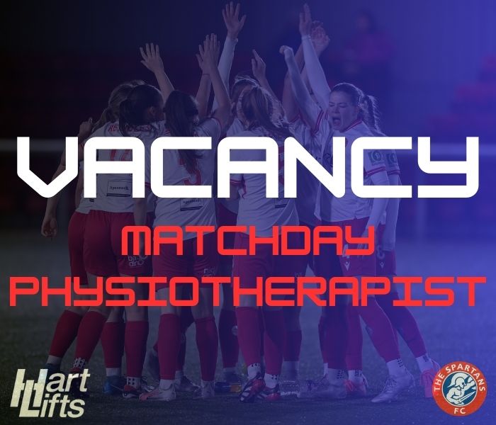 Vacancy – Matchday Physiotherapist                                                       